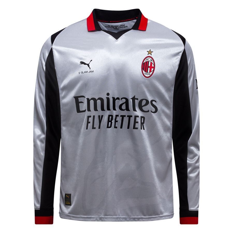 Milan X Slam Jam Playershirt 2025/26 Long Sleeves - Men's-SoccerKits Hub | Buy Soccer Jerseys Online