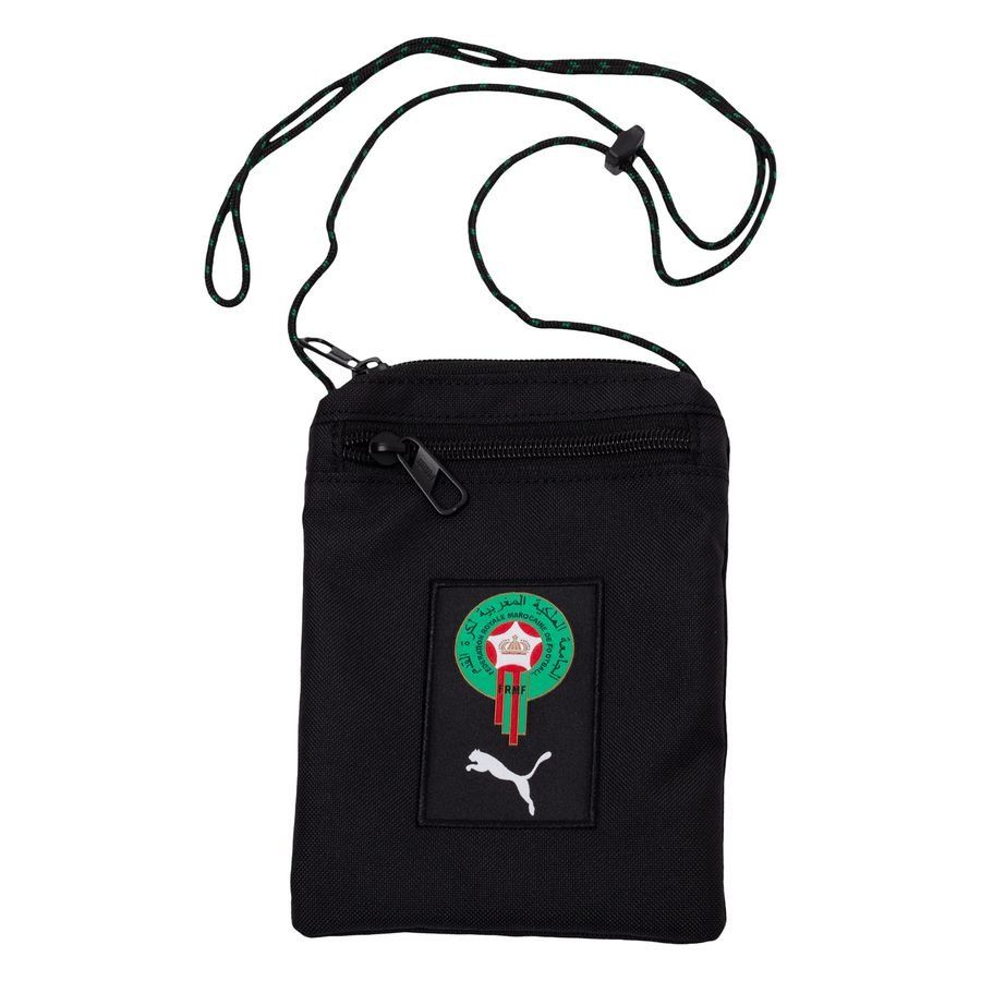 Morocco Crossbody Shoulder Bag - PUMA Black/Power Green - Men's-SoccerKits Hub | Buy Soccer Jerseys Online