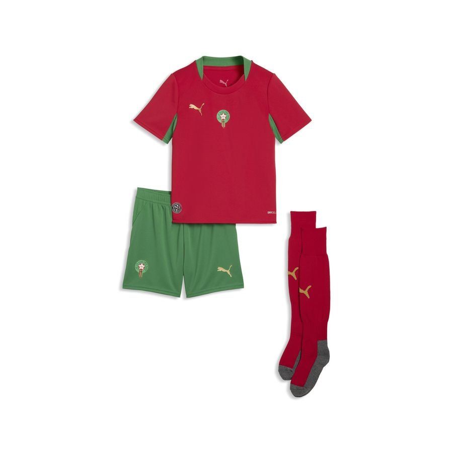 Morocco Home Shirt World Cup 2026 Mini-Kit Kids-SoccerKits Hub | Buy Soccer Jerseys Online