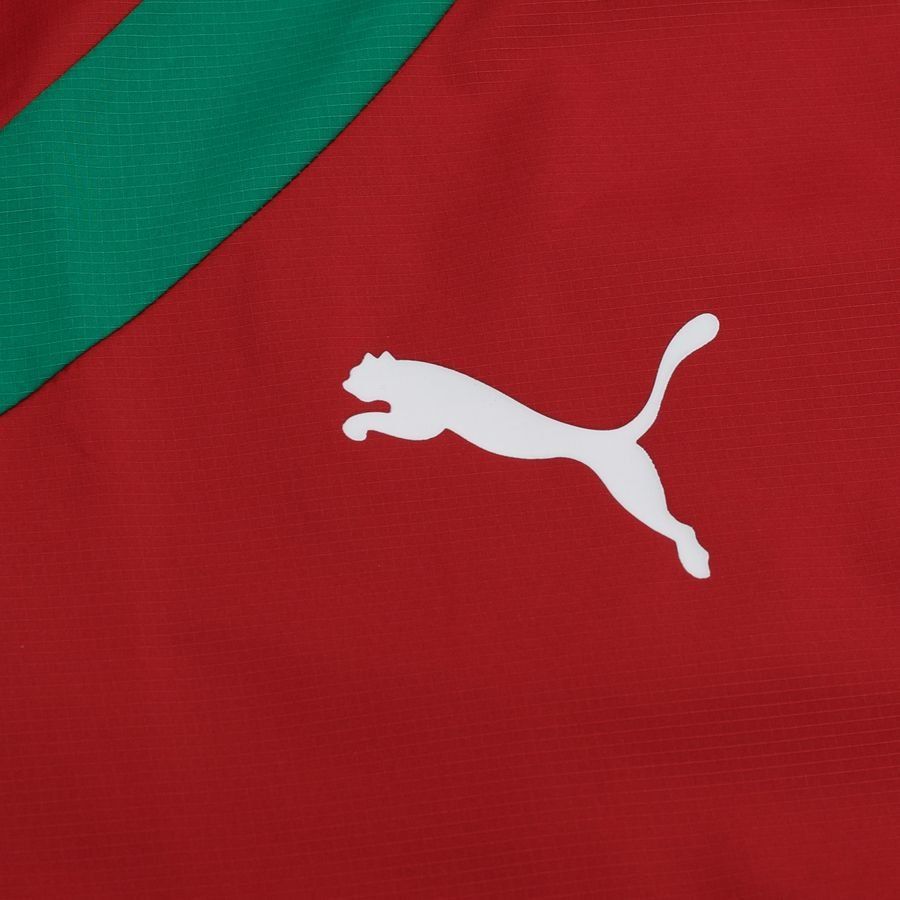 Morocco Jacket Pre Match Woven Anthem Africa Cup of Nations 2025 - Intense Red/Archive Green - Men's-SoccerKits Hub | Buy Soccer Jerseys Online