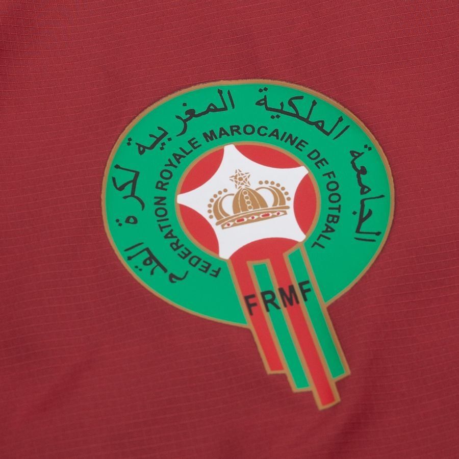 Morocco Training Trousers Pre Match Woven Africa Cup of Nations 2025 - Intense Red/Archive Green - Men's-SoccerKits Hub | Buy Soccer Jerseys Online