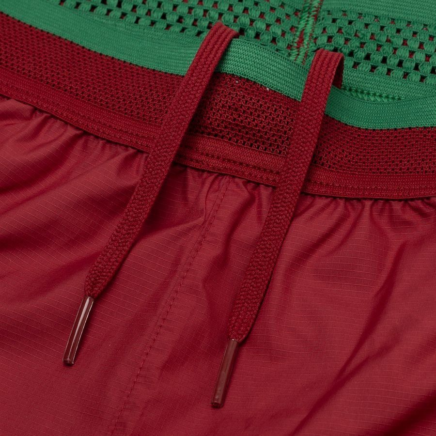 Morocco Training Trousers Pre Match Woven Africa Cup of Nations 2025 - Intense Red/Archive Green - Men's-SoccerKits Hub | Buy Soccer Jerseys Online