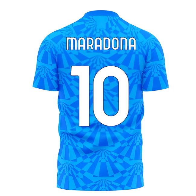 Napoli 1990s Home Concept Football Kit (Libero) (MARADONA 10)-SoccerKits Hub | Buy Soccer Jerseys Online