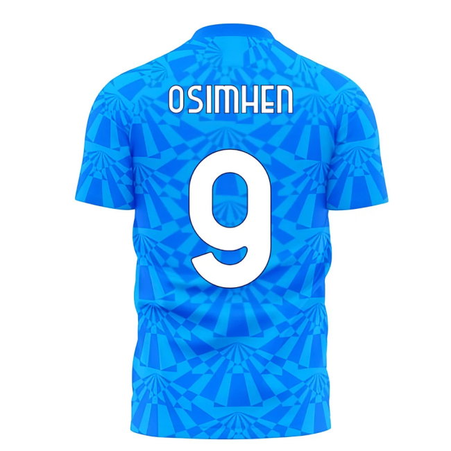 Napoli 1990s Home Concept Football Kit (Libero) (OSIMHEN 9)-SoccerKits Hub | Buy Soccer Jerseys Online