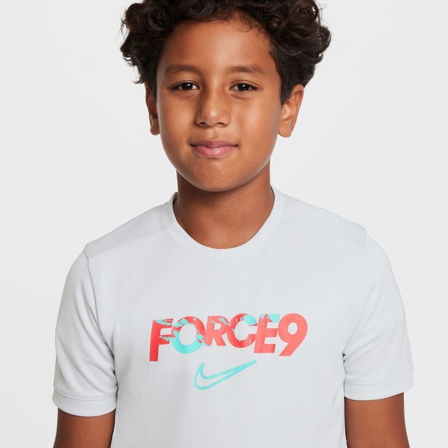 Nike Training T-Shirt Dri-FIT Academy 25 Erling Haaland Personal Edition - Photon Dust/Dynamic Turq Kids-SoccerKits Hub | Buy Soccer Jerseys Online