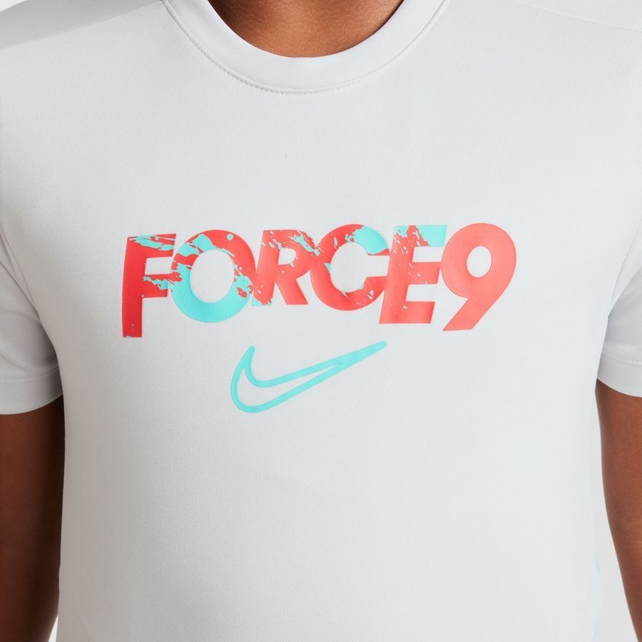 Nike Training T-Shirt Dri-FIT Academy 25 Erling Haaland Personal Edition - Photon Dust/Dynamic Turq Kids-SoccerKits Hub | Buy Soccer Jerseys Online