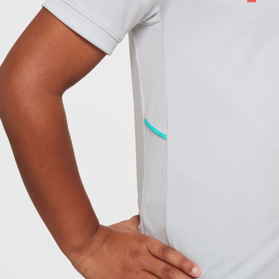 Nike Training T-Shirt Dri-FIT Academy 25 Erling Haaland Personal Edition - Photon Dust/Dynamic Turq Kids-SoccerKits Hub | Buy Soccer Jerseys Online