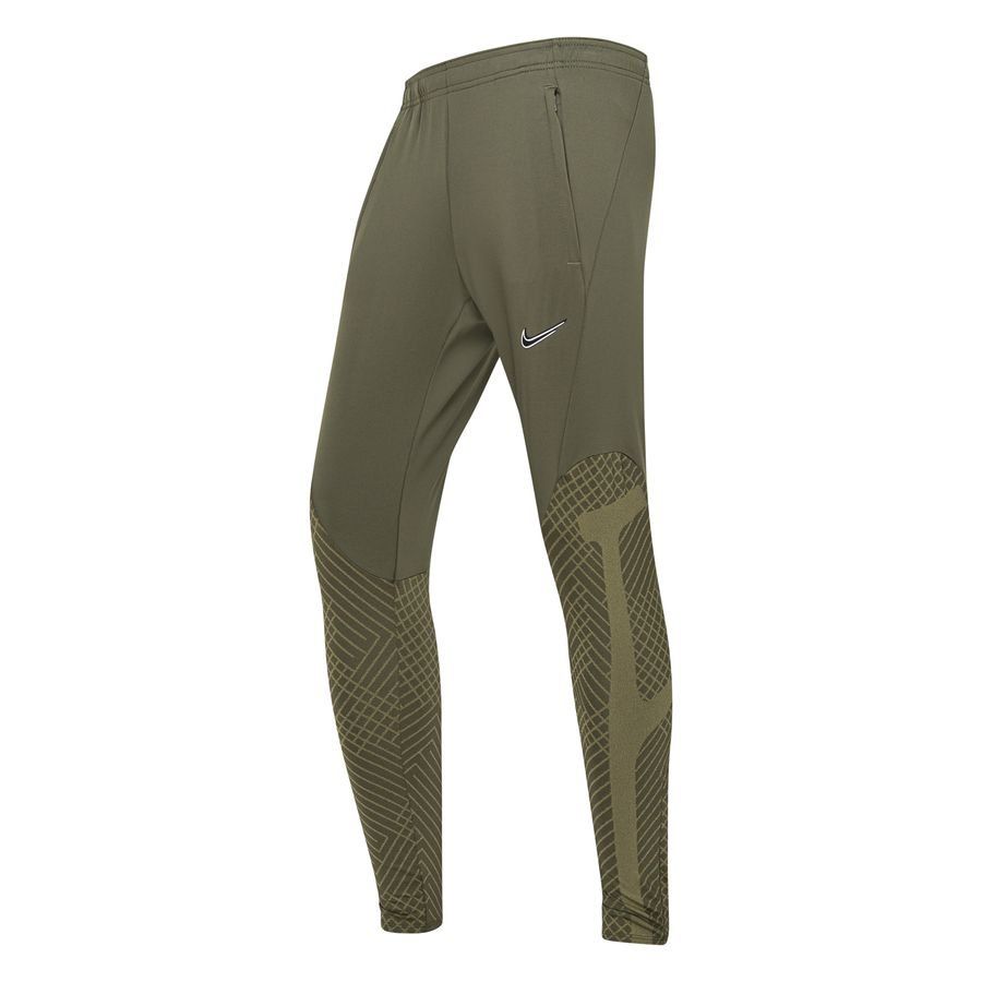 Nike Training Trousers Dri-FIT Strike - Cargo Khaki/White - Men's-SoccerKits Hub | Buy Soccer Jerseys Online