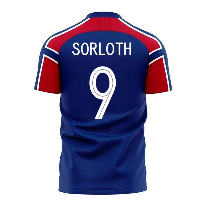 Norway 2025-2026 Away Concept Football Kit (Libero) (SORLOTH 9)-SoccerKits Hub | Buy Soccer Jerseys Online