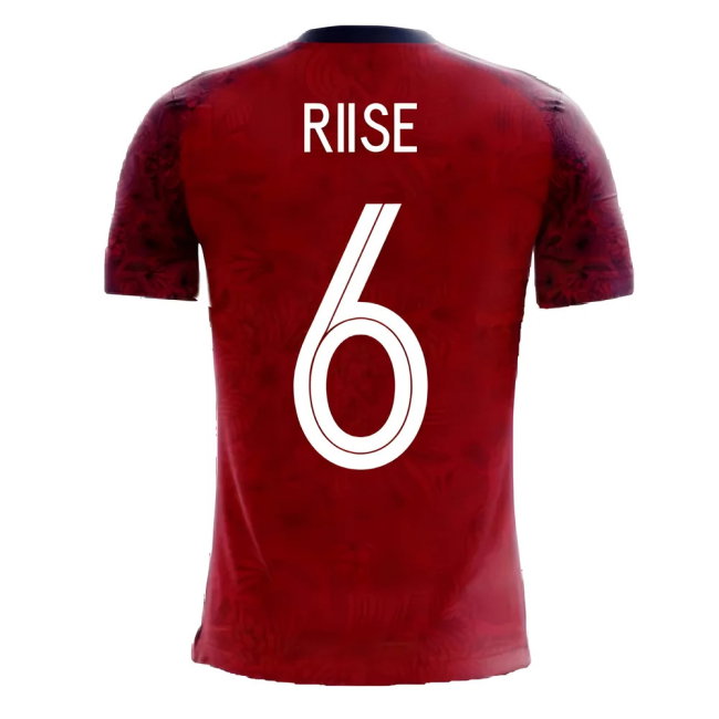 Norway 2025-2026 Home Concept Football Kit (Airo) (RIISE 6)-SoccerKits Hub | Buy Soccer Jerseys Online