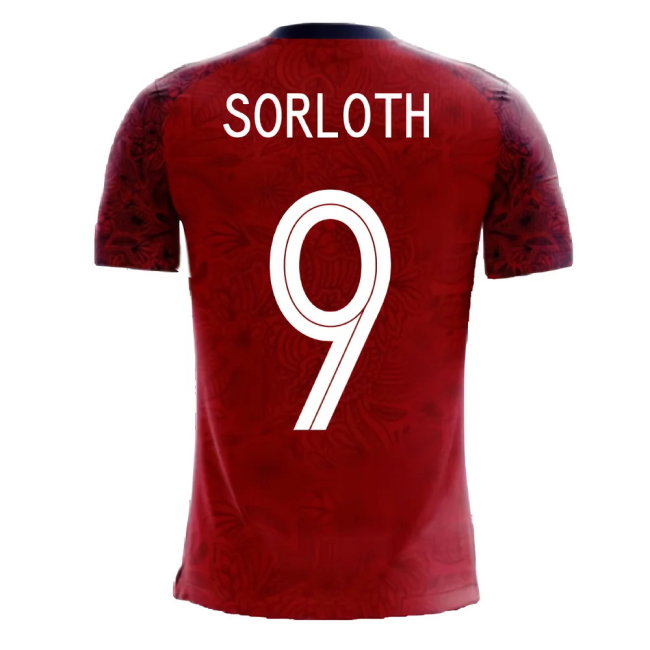 Norway 2025-2026 Home Concept Football Kit (Airo) (SORLOTH 9)-SoccerKits Hub | Buy Soccer Jerseys Online
