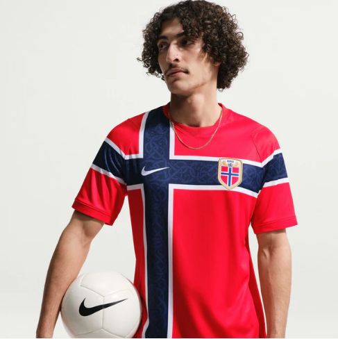 Norway World Cup 2026 Home Shirt Fabric Detail 3