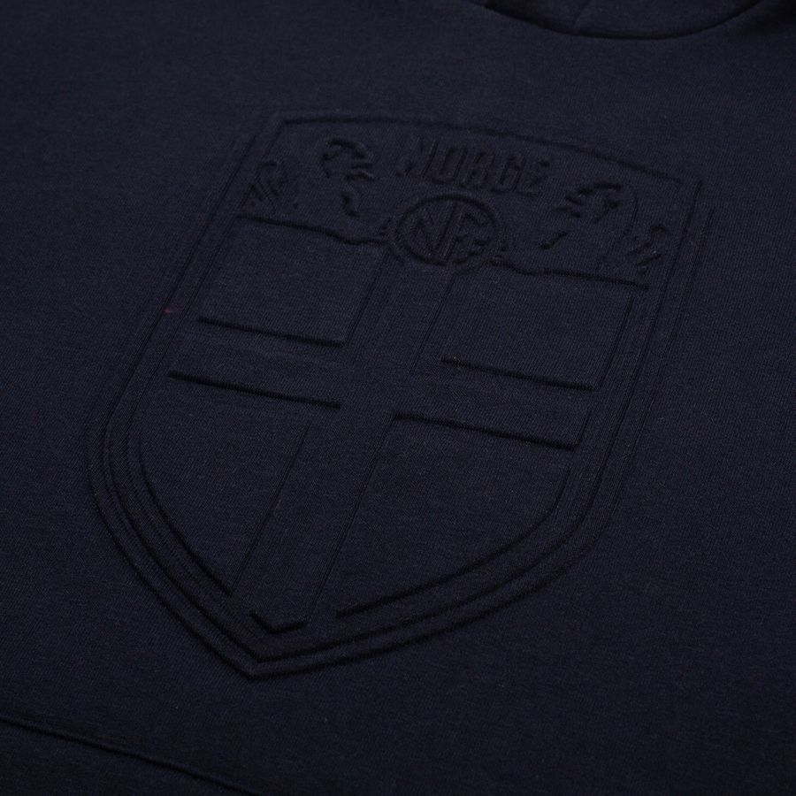 Norway Crest Hoodie - Navy - Men's-SoccerKits Hub | Buy Soccer Jerseys Online