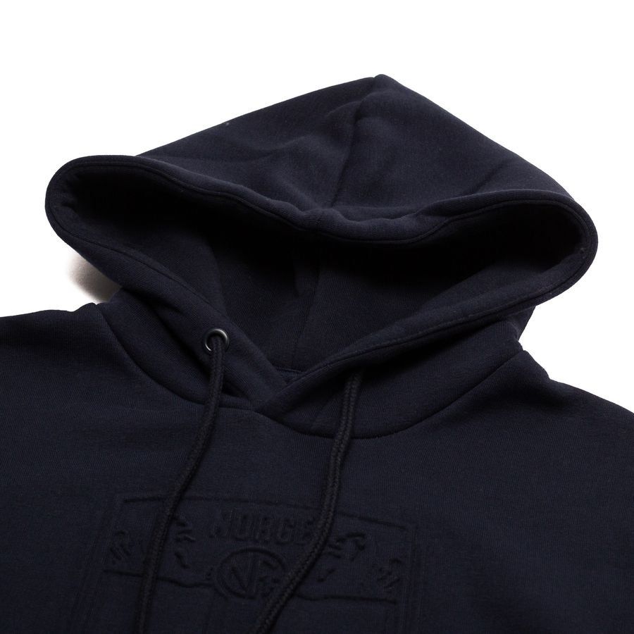 Norway Crest Hoodie - Navy - Men's-SoccerKits Hub | Buy Soccer Jerseys Online