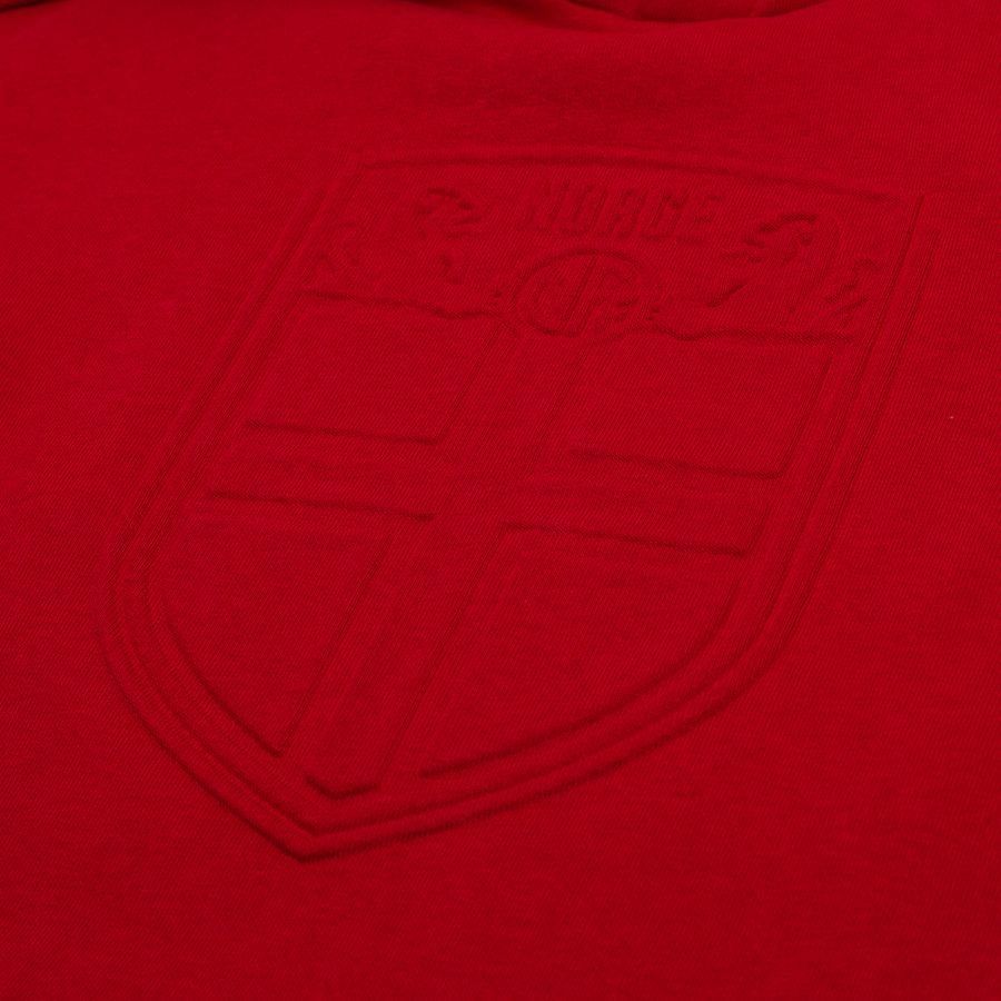 Norway Crest Hoodie - Red - Men's-SoccerKits Hub | Buy Soccer Jerseys Online