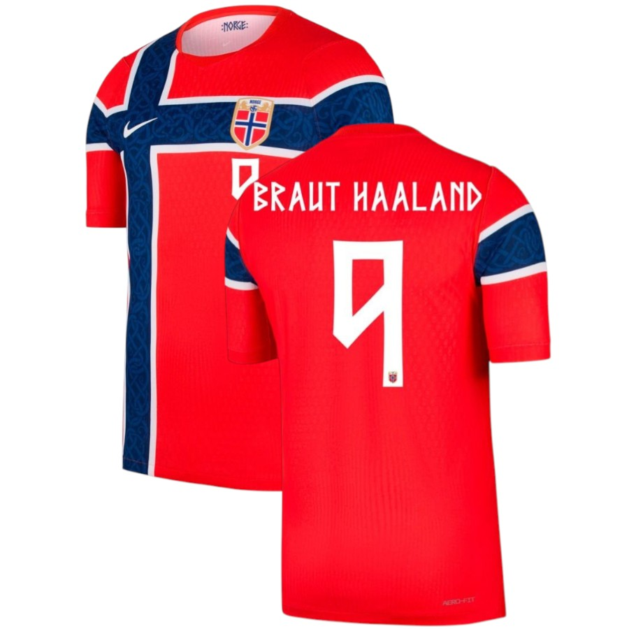 Haaland 9 Norway World Cup 2026 Home Shirt