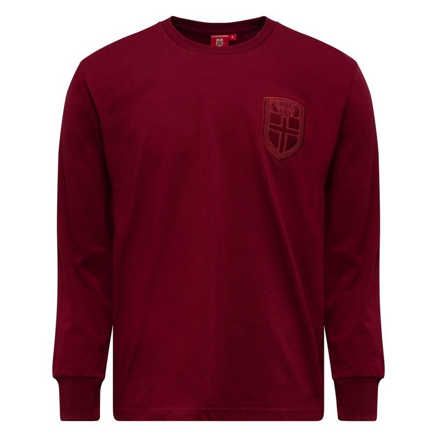 Norway Retro Sweatshirt - Burgundy-SoccerKits Hub | Buy Soccer Jerseys Online