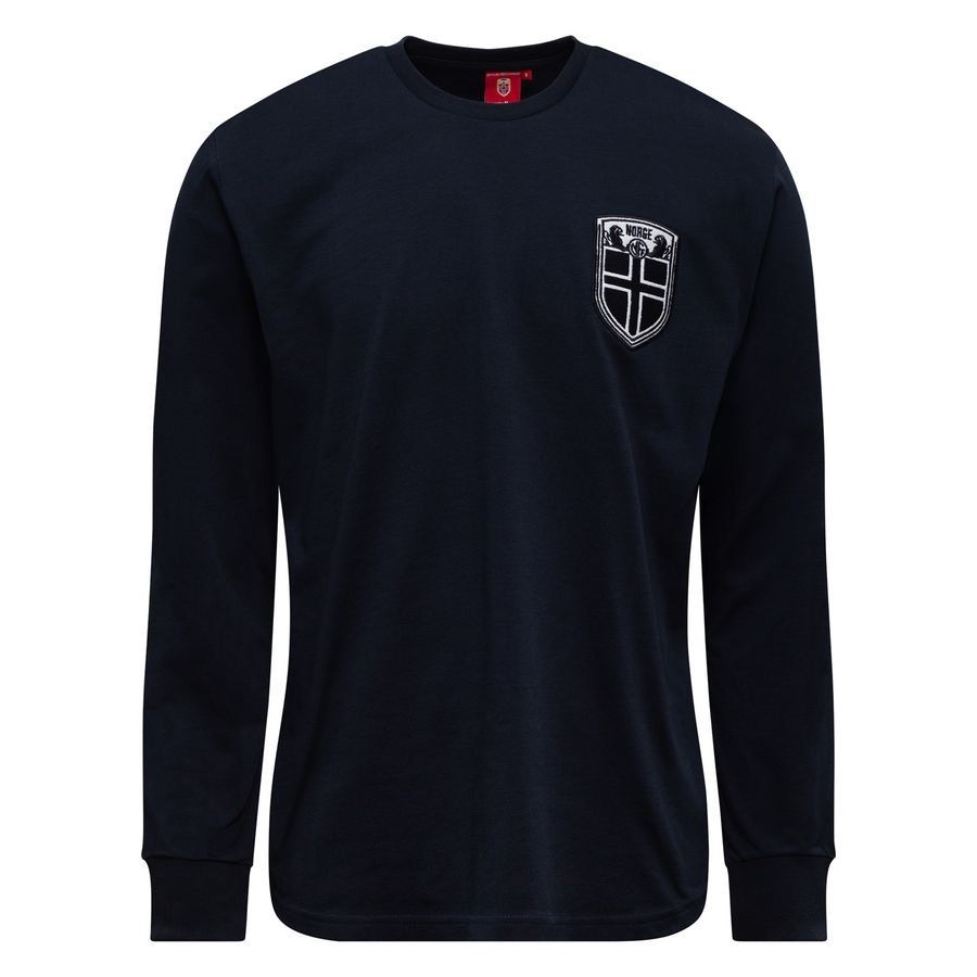 Norway Retro Sweatshirt - Navy-SoccerKits Hub | Buy Soccer Jerseys Online