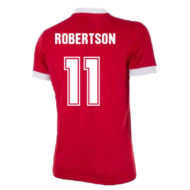 Nottingham Forest 1979 European Cup Final Retro Football Shirt (Robertson 11)-SoccerKits Hub | Buy Soccer Jerseys Online