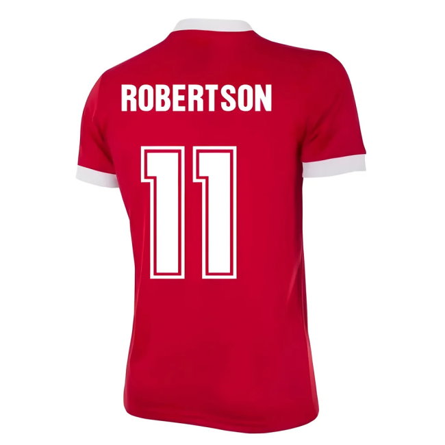 Nottingham Forest 1979 European Cup Final Retro Football Shirt (Robertson 11)-SoccerKits Hub | Buy Soccer Jerseys Online