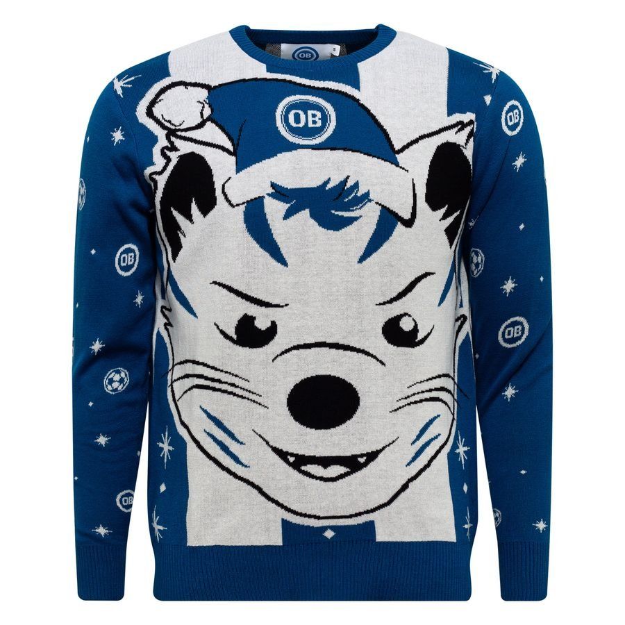 Odense Boldklub Christmas Jumper 2025 - Blue-SoccerKits Hub | Buy Soccer Jerseys Online