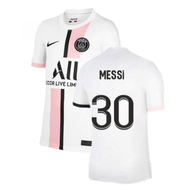 PSG 2021-2022 Away Shirt (Kids) (MESSI 30)-SoccerKits Hub | Buy Soccer Jerseys Online
