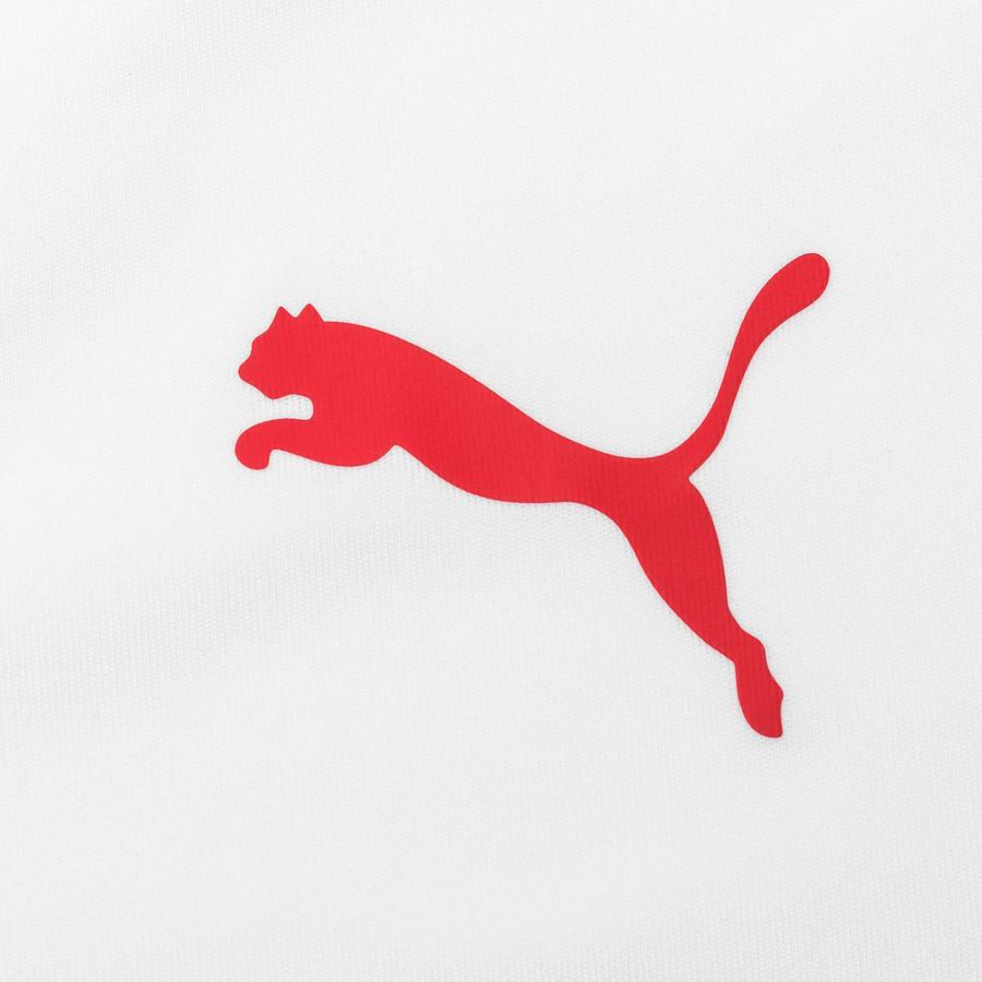 PUMA Training T-Shirt teamLIGA - White/Red - Men's-SoccerKits Hub | Buy Soccer Jerseys Online