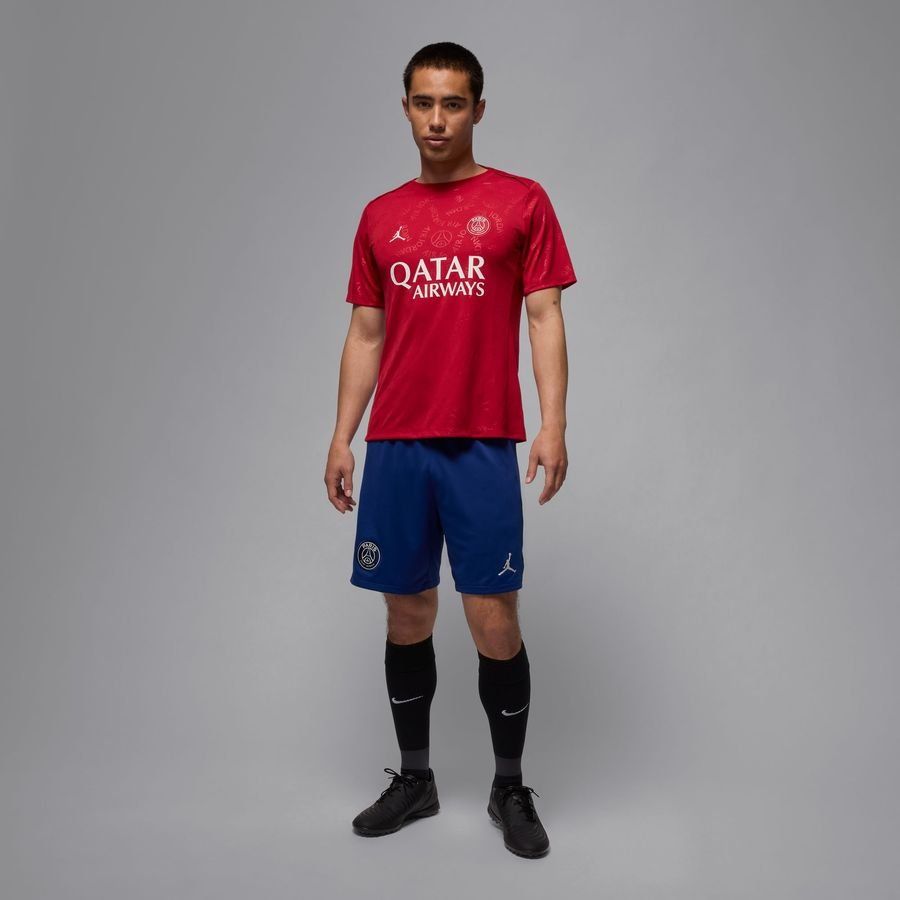 Paris Saint Germain Training T-Shirt Dri-FIT Academy Pro Pre Match 4th Jordan x PSG - Wings Jordan Red/White - Men's-SoccerKits Hub | Buy Soccer Jerseys Online