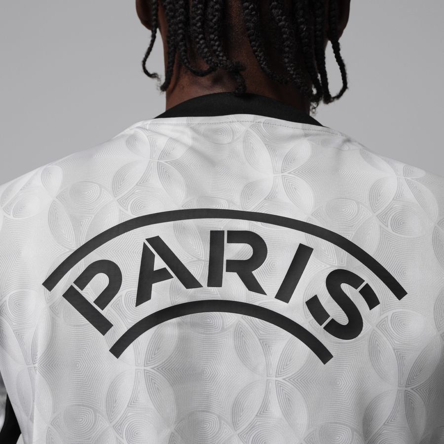 Paris Saint Germain Training T-Shirt Dri-FIT Academy Pro Pre Match Jordan x PSG Night Edition - Medium Grey Heather/Black - Men's-SoccerKits Hub | Buy Soccer Jerseys Online