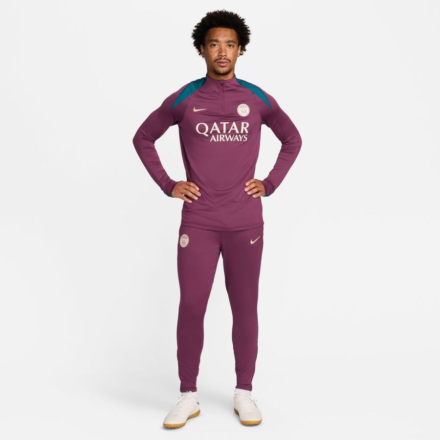 Paris Saint Germain Training Trousers Dri-FIT Strike - Bordeaux/Geode Teal/Guava Ice - Men's-SoccerKits Hub | Buy Soccer Jerseys Online