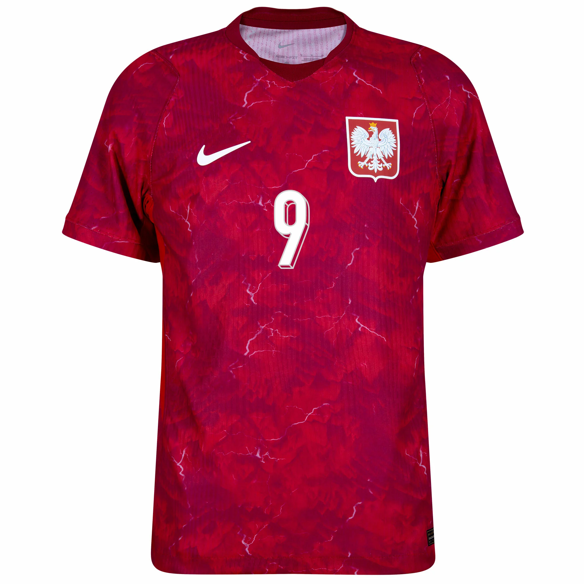 Poland World Cup 2026 Away Shirt Lewandowski 9 
