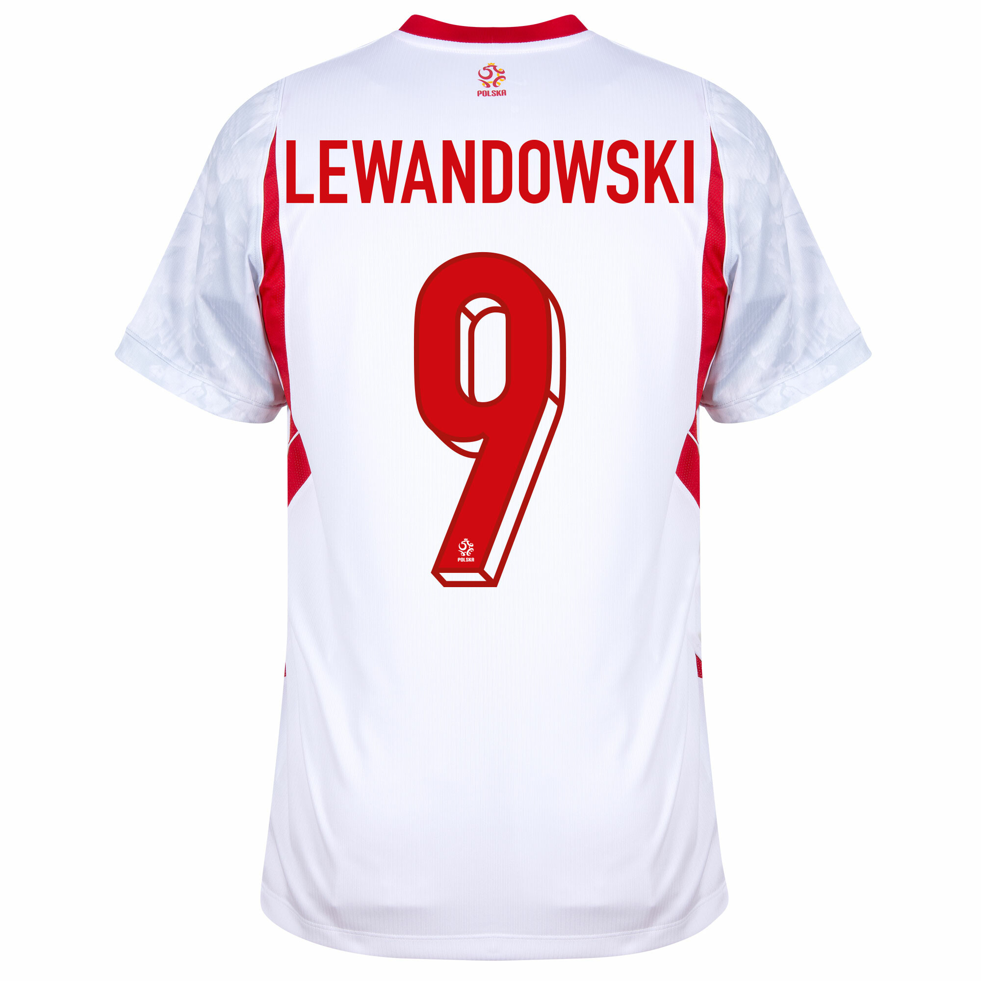 Poland World Cup 2026 Home Shirt Lewandowski 9 
