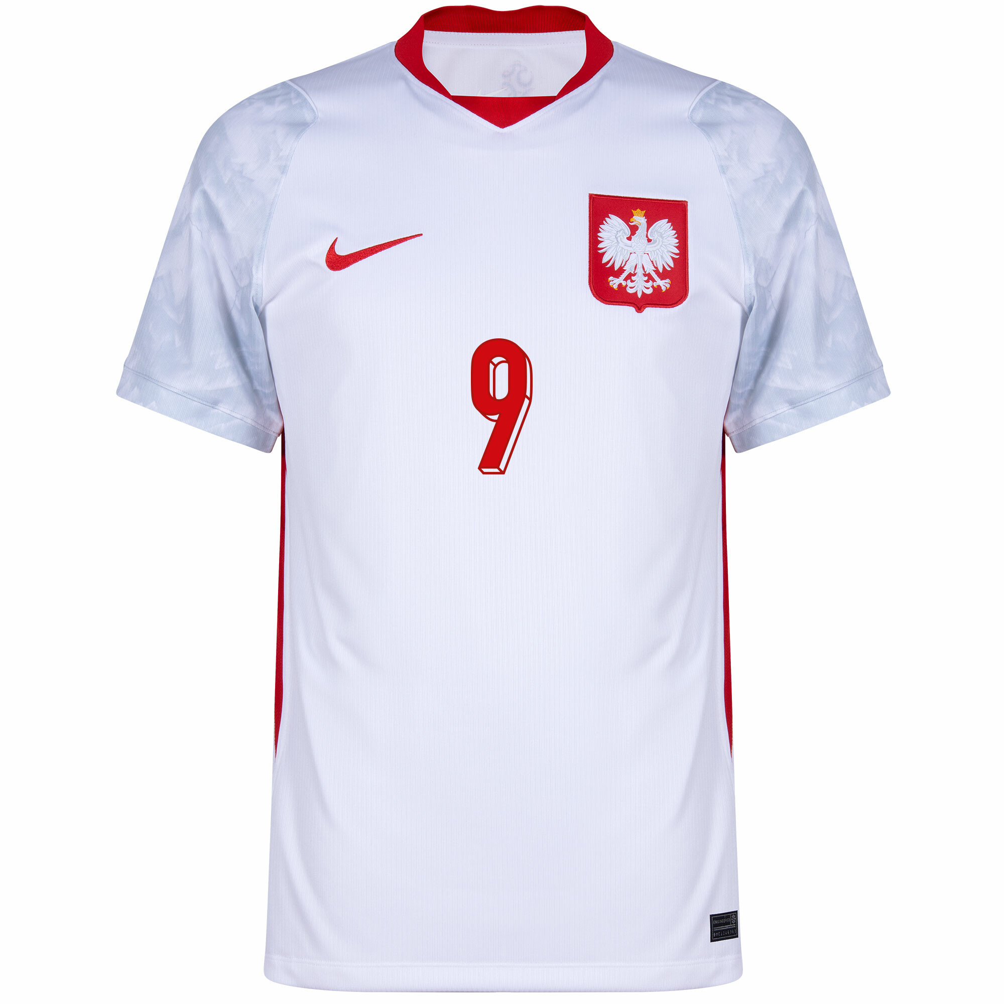 Poland World Cup 2026 Home Shirt Lewandowski 9 
