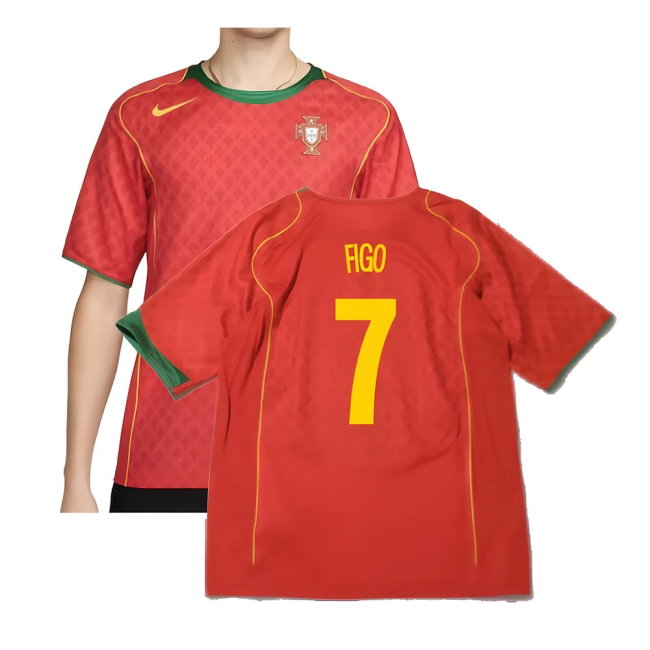 Portugal 2004 Reissue Home Shirt (Figo 7)