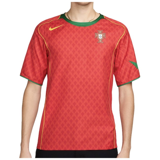 Portugal 2004 Reissue Home Shirt (Figo 7)-SoccerKits Hub | Buy Soccer Jerseys Online