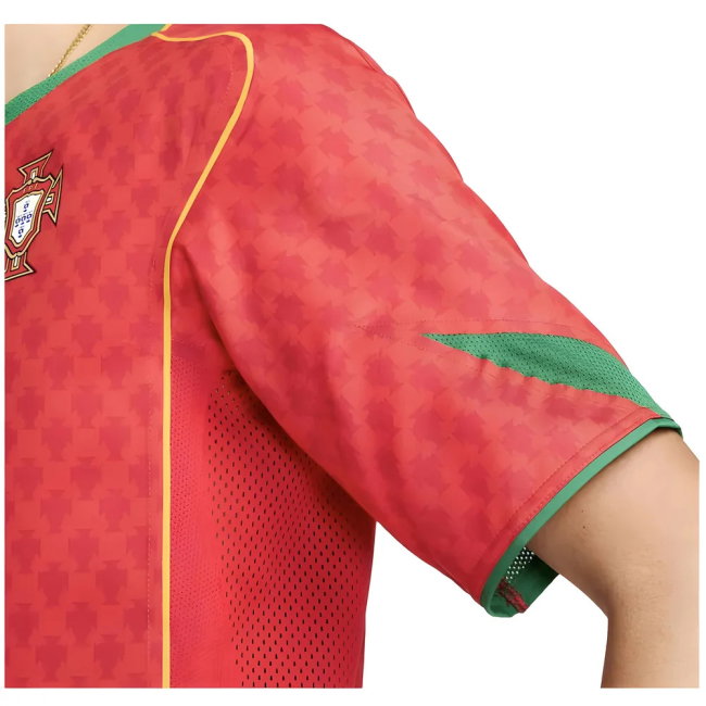 Portugal 2004 Reissue Home Shirt (Figo 7)-SoccerKits Hub | Buy Soccer Jerseys Online