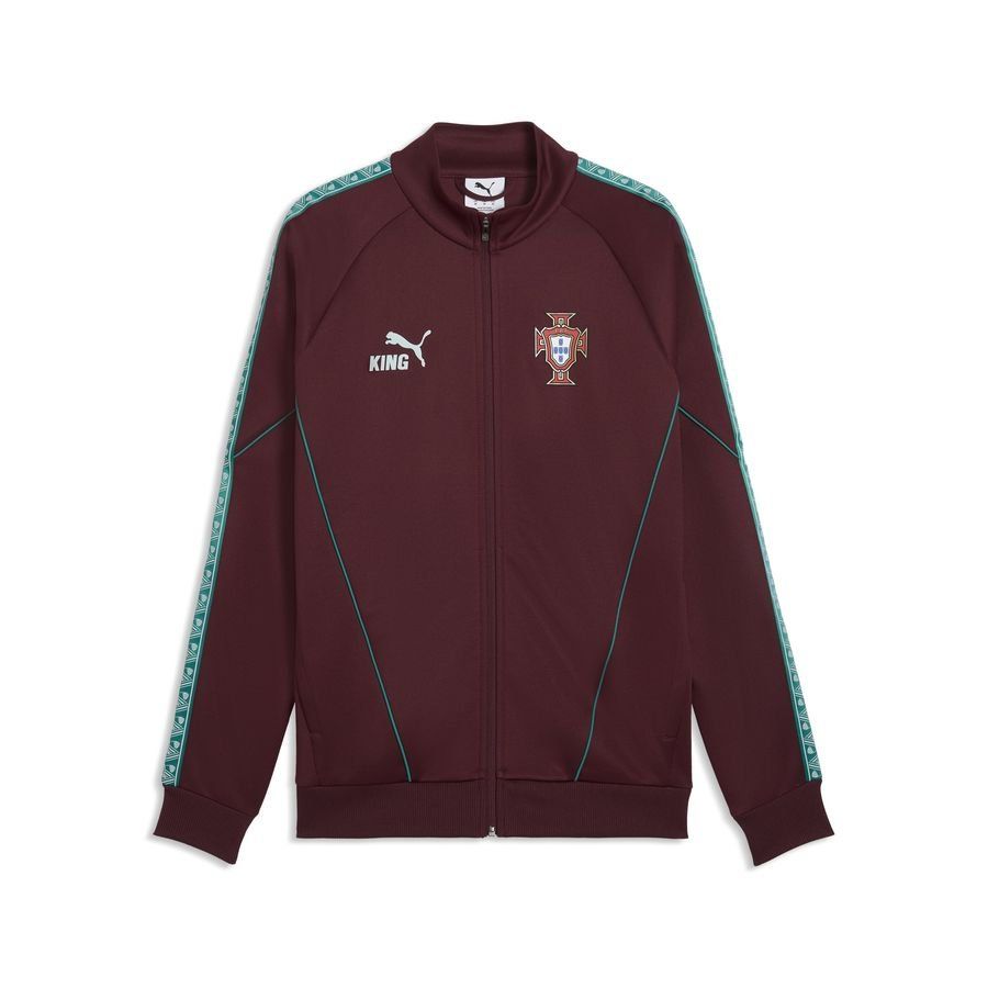 Portugal Track Jacket King Anthem World Cup 2026 - Ruby Shimmer - Men's-SoccerKits Hub | Buy Soccer Jerseys Online