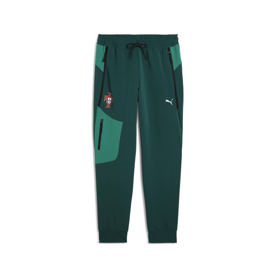 Portugal Track Pants Pumatech Woven - Green Lagoon/Botanic Green - Men's-SoccerKits Hub | Buy Soccer Jerseys Online