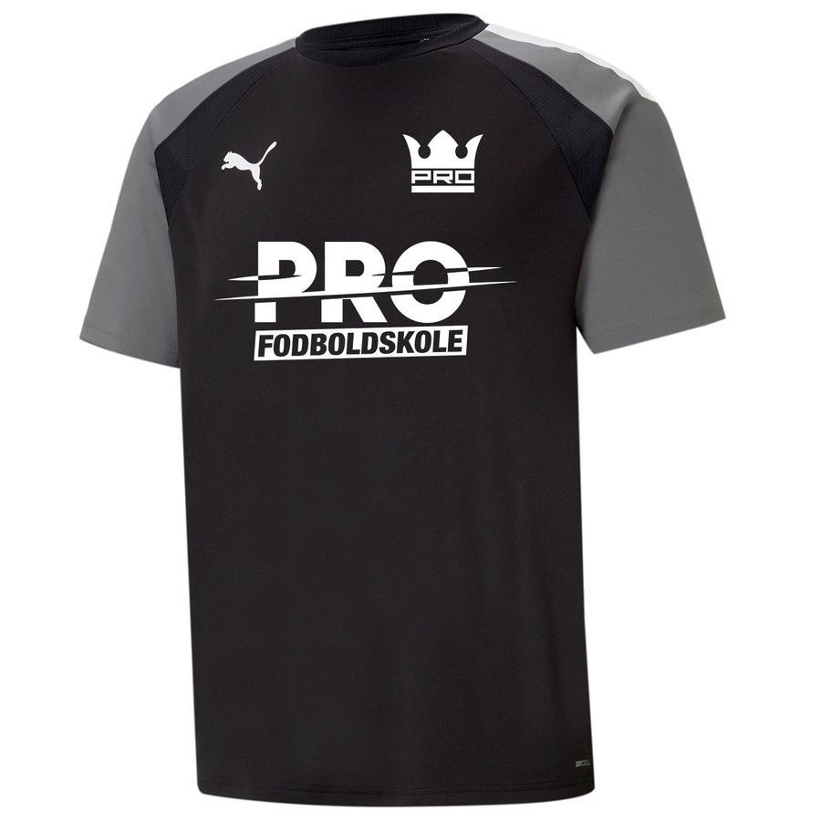 Pro Træner T-Shirt - Black Smoke Grey - Men's-SoccerKits Hub | Buy Soccer Jerseys Online