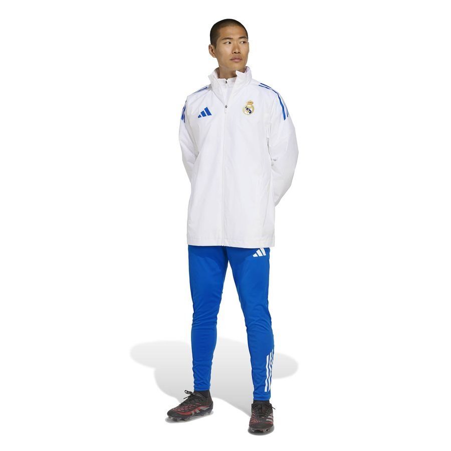 REAL EU AW JKT WHITE - Men's-SoccerKits Hub | Buy Soccer Jerseys Online