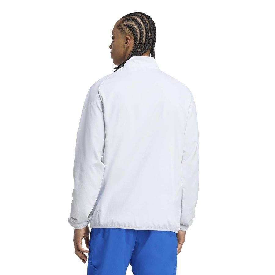 REAL EU PRE JKT WHITE - Men's-SoccerKits Hub | Buy Soccer Jerseys Online