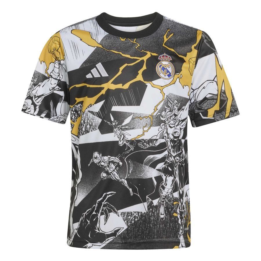 REAL PRESHI Y WHITE/BLACK/BOGOLD-SoccerKits Hub | Buy Soccer Jerseys Online
