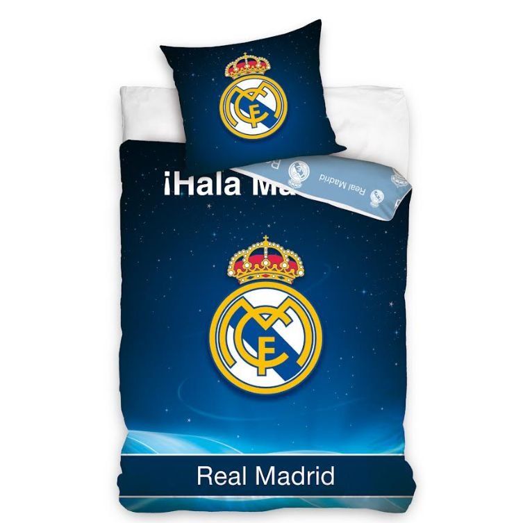 Real Madrid Bedding - Blue-SoccerKits Hub | Buy Soccer Jerseys Online