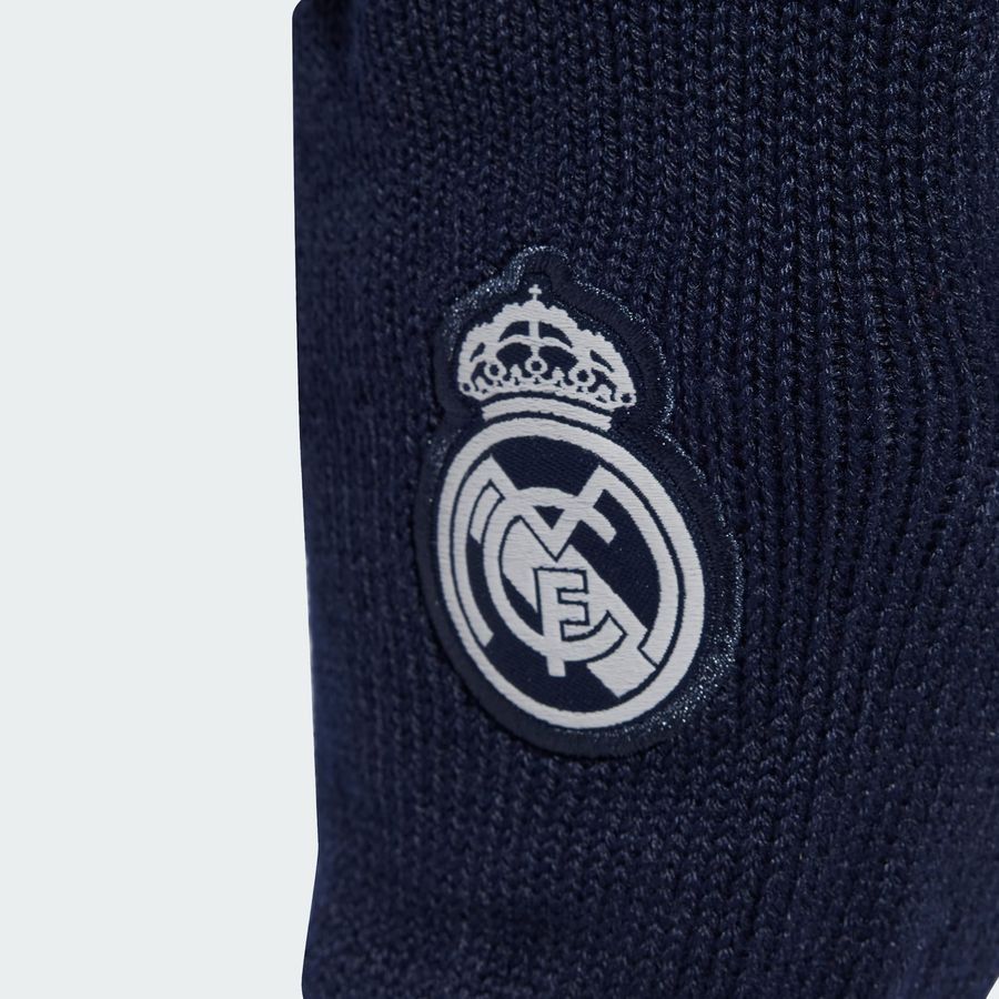 Real Madrid Player Gloves - Legend Ink/Metallic Silver-SoccerKits Hub | Buy Soccer Jerseys Online