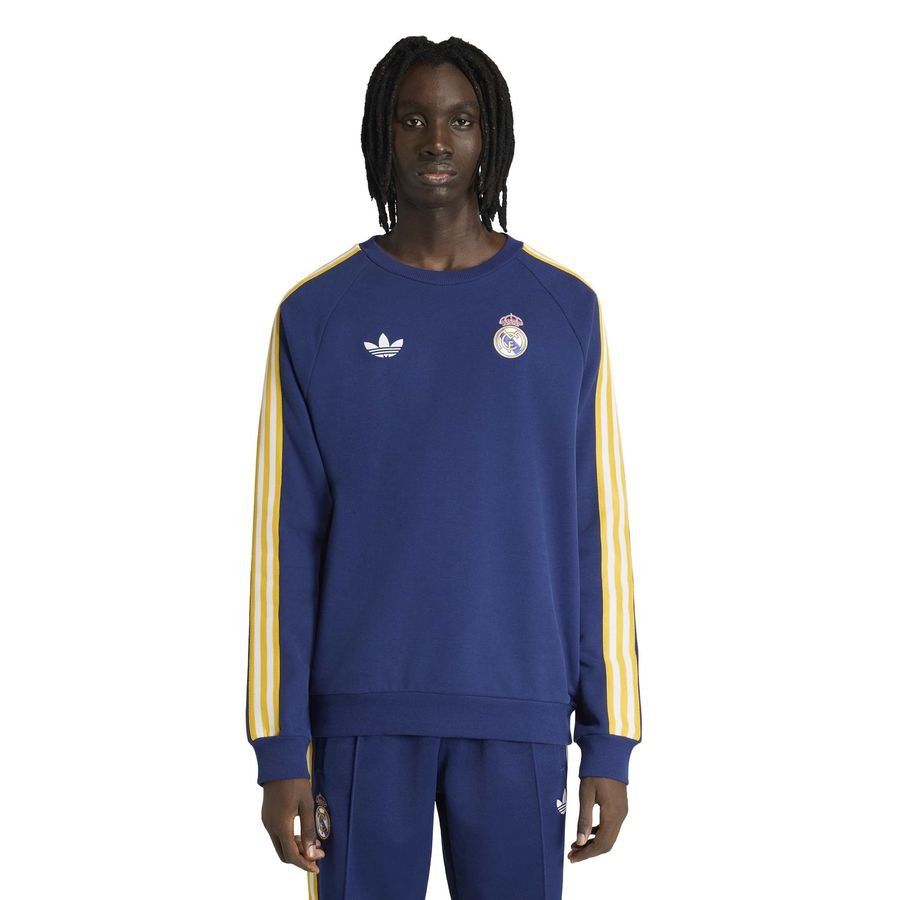 Real Madrid Sweatshirt OG - Dark Blue - Men's-SoccerKits Hub | Buy Soccer Jerseys Online