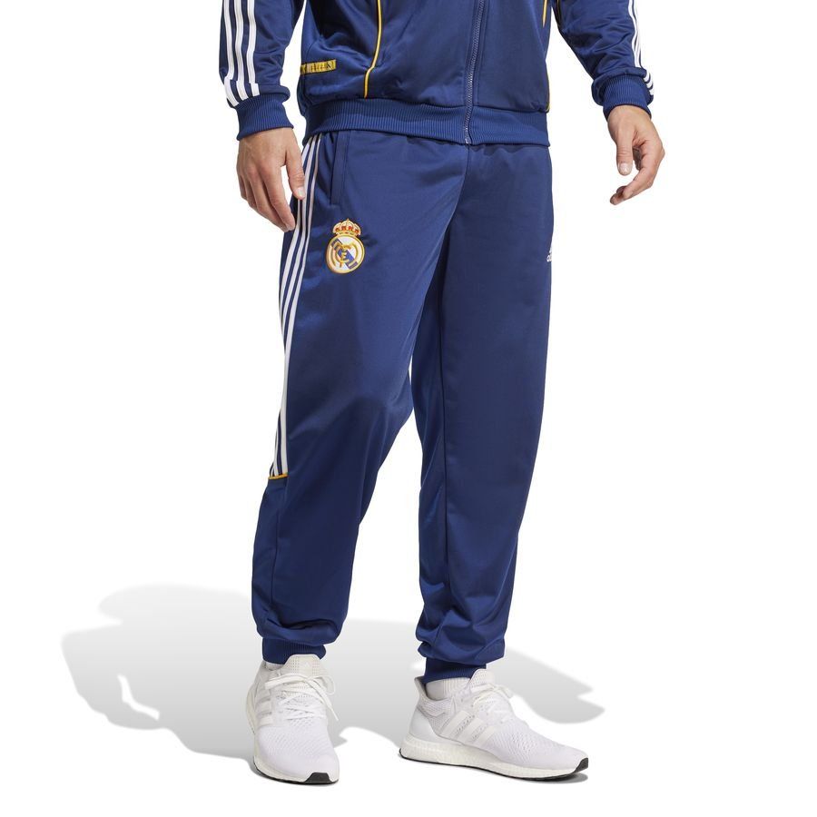 Real Madrid Track Pants 1999/00 - Dark Blue LIMITED EDITION - Men's-SoccerKits Hub | Buy Soccer Jerseys Online
