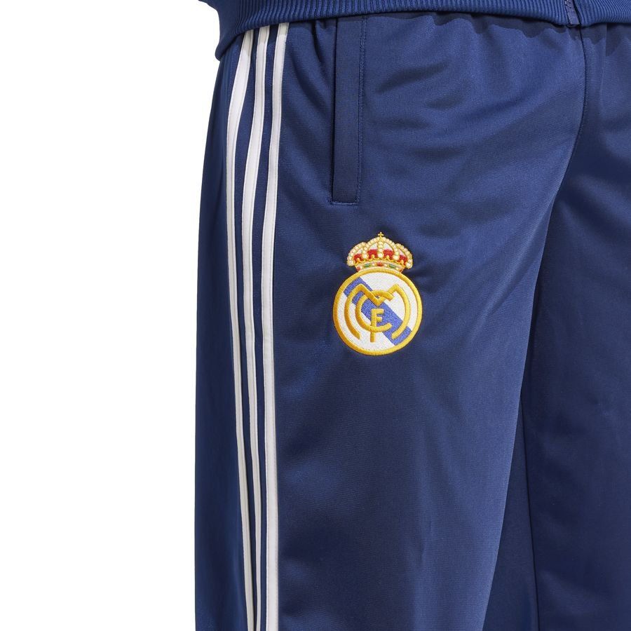 Real Madrid Track Pants 1999/00 - Dark Blue LIMITED EDITION - Men's-SoccerKits Hub | Buy Soccer Jerseys Online