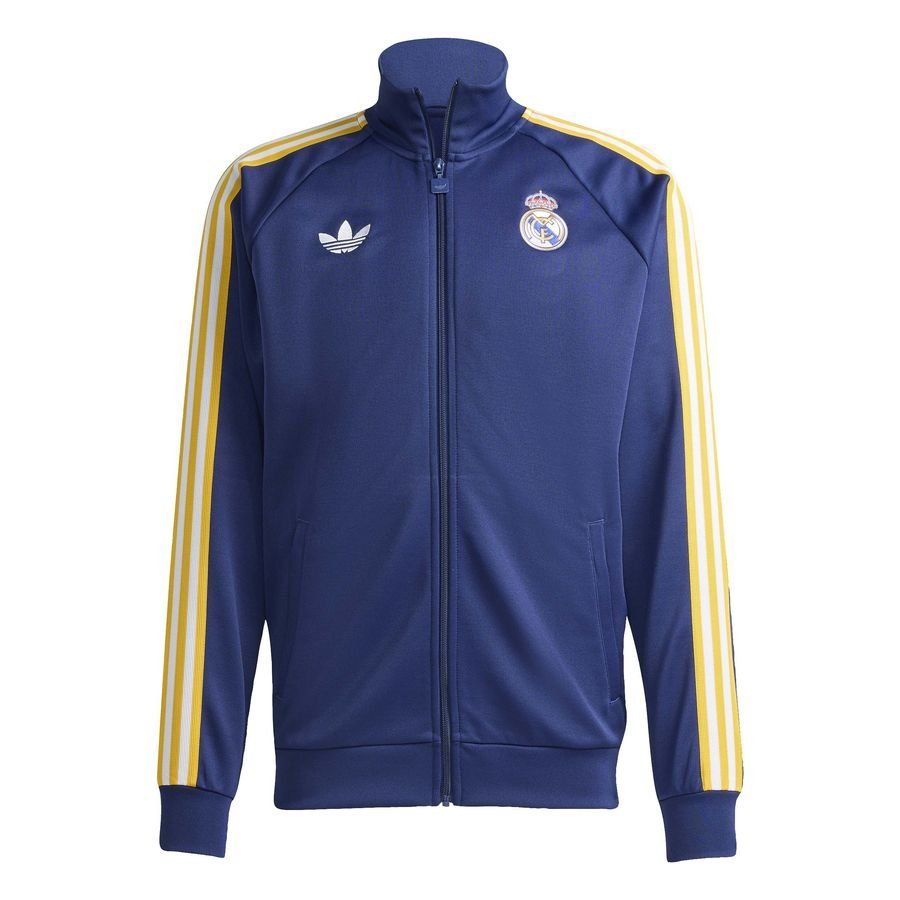 Real Madrid Track Top OG - Dark Blue - Men's-SoccerKits Hub | Buy Soccer Jerseys Online