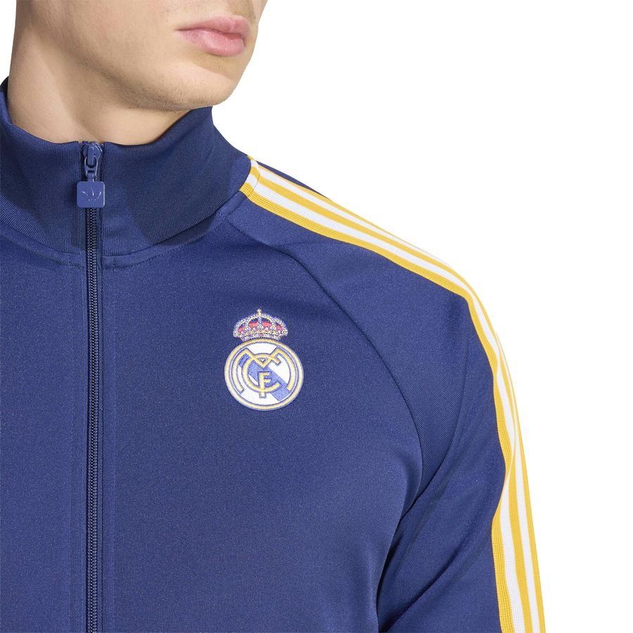Real Madrid Track Top OG - Dark Blue - Men's-SoccerKits Hub | Buy Soccer Jerseys Online