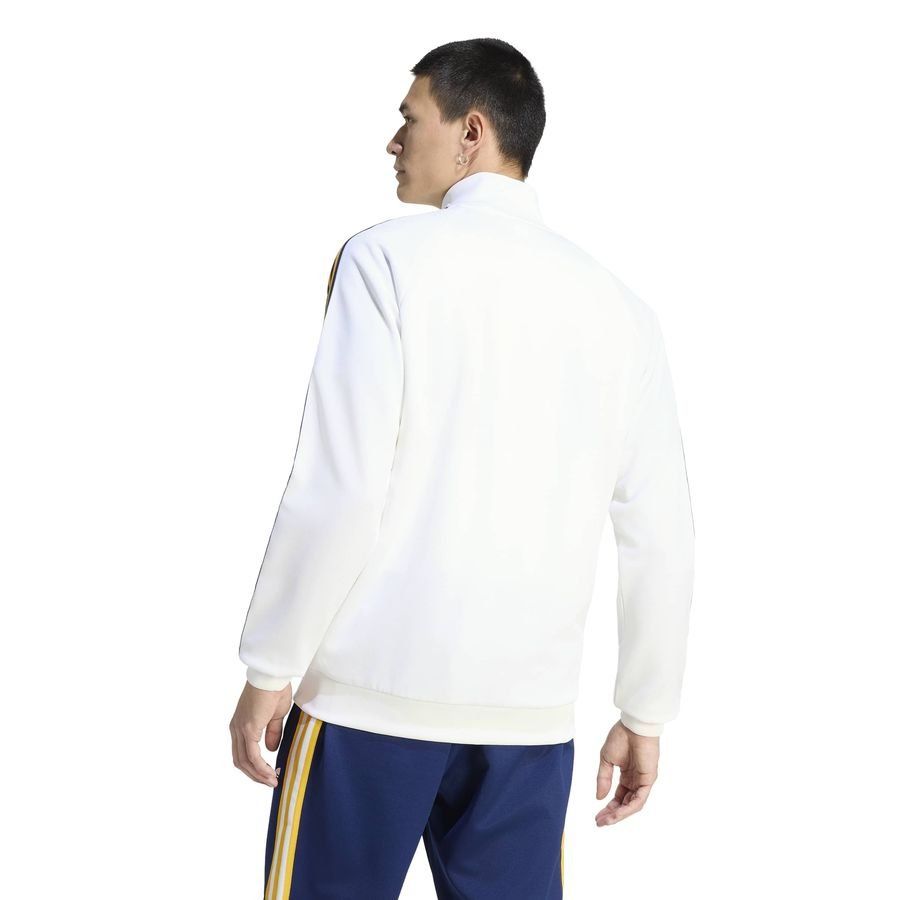 Real Madrid Track Top OG - White - Men's-SoccerKits Hub | Buy Soccer Jerseys Online